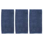 Handtuch Brava 3er-Set Frottee - Jeansblau