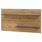 Open wandkast Olon Antracietkleurig/Eikenhouten look