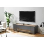 Tv-meubel Olon I Antraciet - Breedte: 140 cm