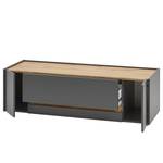 Meuble TV Olon I Anthracite - Largeur : 140 cm