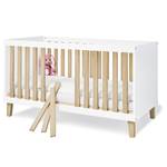 Lit bébé Lumi Blanc - Bois manufacturé - 77 x 84 x 145 cm