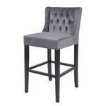 Tabouret de bar Nola II Gris - Noir