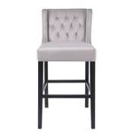 Tabouret de bar Nola II Gris clair - Noir