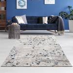 Laagpolig vloerkleed Noa III textielmix - Blauw - 80 x 150 cm