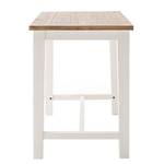 Table haute Balignton Pin massif - Pin / Blanc