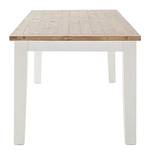 Table Balignton II Pin massif - Blanc