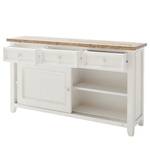 Dressoir Balignton massief grenenhout - grenenhout/wit