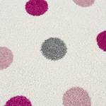 Kindervloerkleed Confetti polypropyleen - Oud pink/Crèmekleurig - Diameter: 160 cm