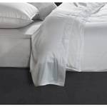 Drap-housse Satinado Satin de coton - Blanc - 270 x 290 cm