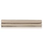 Drap-housse Satinado Satin de coton - Sable - 160 x 290 cm