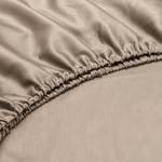 Drap-housse Satinado Coton - Satin - Sable - 180 x 200 cm