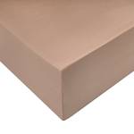 Drap-housse Satinado Coton - Satin - Marron clair - 90 x 220 cm