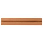 Spannbettlaken Satinado Baumwolle - Satin - Cognac - 180 x 200 cm