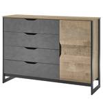 Dressoir Cocody I Montana eikenhouten look/grijs