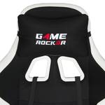 Gamingchair Game-Rocker G-10 II Webstoff / Nylon - Weiß / Schwarz