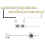 Éclairage LED Cocody Lot de 2