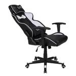 Gamestoel Game-Rocker G-20 kunstleer & netstof/nylon - Zwart/wit