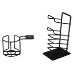 Set controllerholder Game Rocker CC-10 (2-delig) staal - zwart