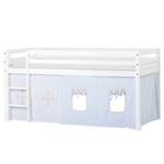 Lit mezzanine Fairytale Knight II 90 x 200cm - Matelas de mousse visco-élastique et mousse froide - Avec échelle