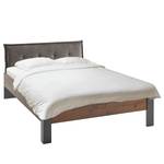 Bedframe Buzan II Bruin - Plaatmateriaal - 146 x 88 x 205 cm