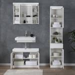 Mobile alto Emblaze Bianco - Materiale a base lignea - 38 x 190 x 32 cm