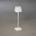 Lampe Capri Aluminium - 1 ampoule - Blanc - 10 x 36 cm