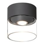 Plafondlamp Varese transparant glas/aluminium - 1 lichtbron