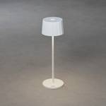 Lampe Positano Aluminium - 1 ampoule - Blanc