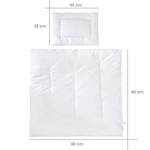 Wiegenset Roba Basic (2-teilig) Weiß - Textil - 80 x 80 cm