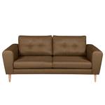 Sofa Theys I (2-Sitzer) Flachgewebe - Schokolade/ Braun