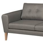 Sofa Theys II (3-Sitzer) Flachgewebe - Silber