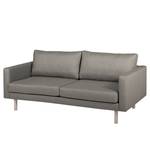 Sofa Thegra II (3-Sitzer) Flachgewebe - Silber