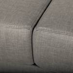 Sofa Thegra II (3-Sitzer) Flachgewebe - Silber