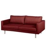 Sofa Thegra II (3-Sitzer) Flachgewebe - Bordeaux