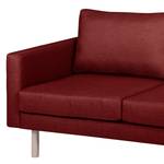 Sofa Thegra II (3-Sitzer) Flachgewebe - Bordeaux