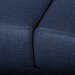 Sofa Thegra II (3-Sitzer) Flachgewebe - Marineblau