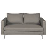 Sofa Theza I (2-Sitzer) Flachgewebe - Silber