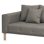 Sofa Theze I (2-Sitzer) Flachgewebe - Silber