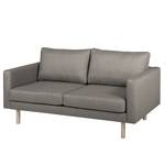 Sofa Thegra I (2-Sitzer) Flachgewebe - Silber