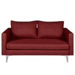 Sofa Theza I (2-Sitzer) Flachgewebe - Bordeaux