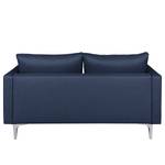 Sofa Theza I (2-Sitzer) Flachgewebe - Marineblau