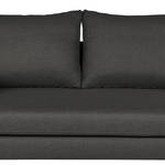 Sofa Theza II (3-Sitzer) Flachgewebe - Anthrazit