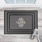 Deurmat Home Sweet Home Polkadots textielmix - Heldergrijs - 70 x 50 cm