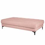 Sofa Karala (2-Sitzer) Flachgewebe - Babyrosa - Breite: 90 cm