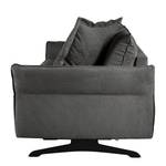 Schlafsofa Kallaste mit Matratze Flachgewebe - Grau - Breite: 192 cm