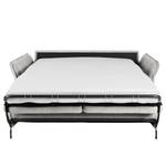 Canapé convertible Kallaste (2 places) Tissage à plat - Gris argenté - Largeur : 192 cm