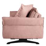 Schlafsofa Kallaste mit Matratze Flachgewebe - Babyrosa - Breite: 212 cm