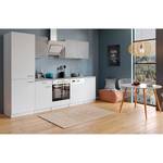 Küchenzeile Cano VI Inklusive Elektrogeräte - Weiß / Beton - Breite: 280 cm