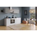 Keukenblok Cano II Inclusief elektrische apparaten - wit/betonkleurig