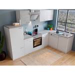Hoek-keukenblok Cano I Inclusief elektrische apparaten - wit/betonkleurig - Breedte: 280 cm